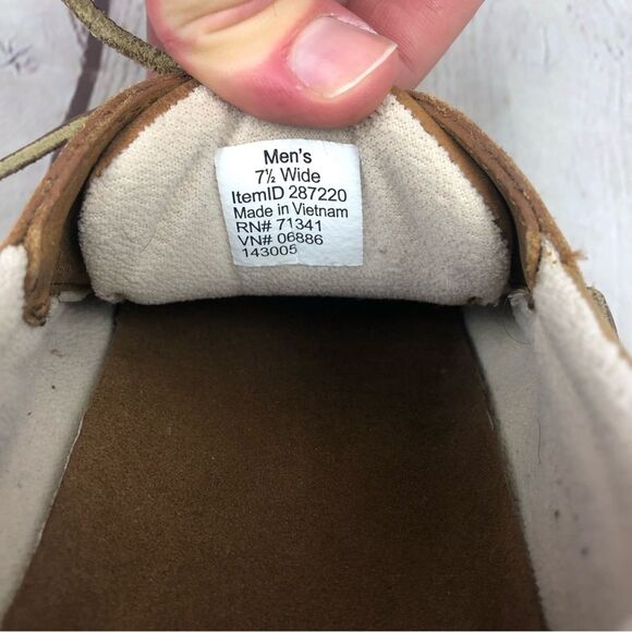 L.L. Bean Brown Leather Moccasins Men\'s Sz 7.5W